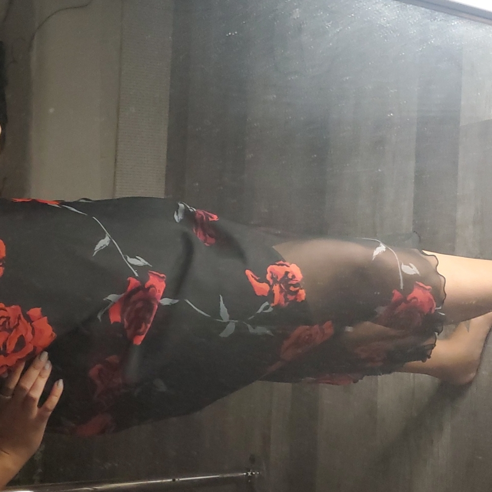 Red 🌹 roses 🌹 ♥ Dress